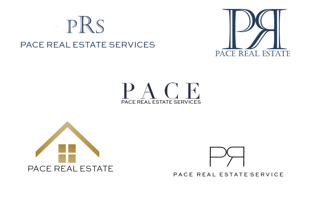 pace real estate logo concepts